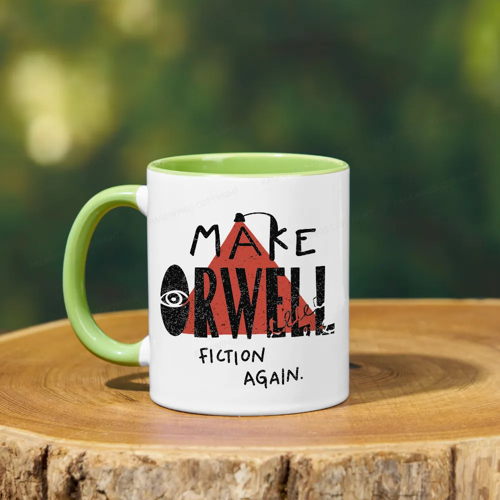 Pagewings Make Orwell Fiction Again Mug