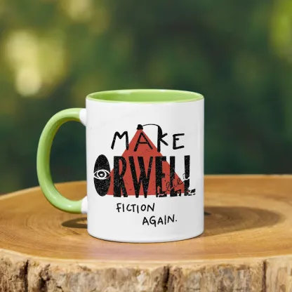 Pagewings Make Orwell Fiction Again Mug