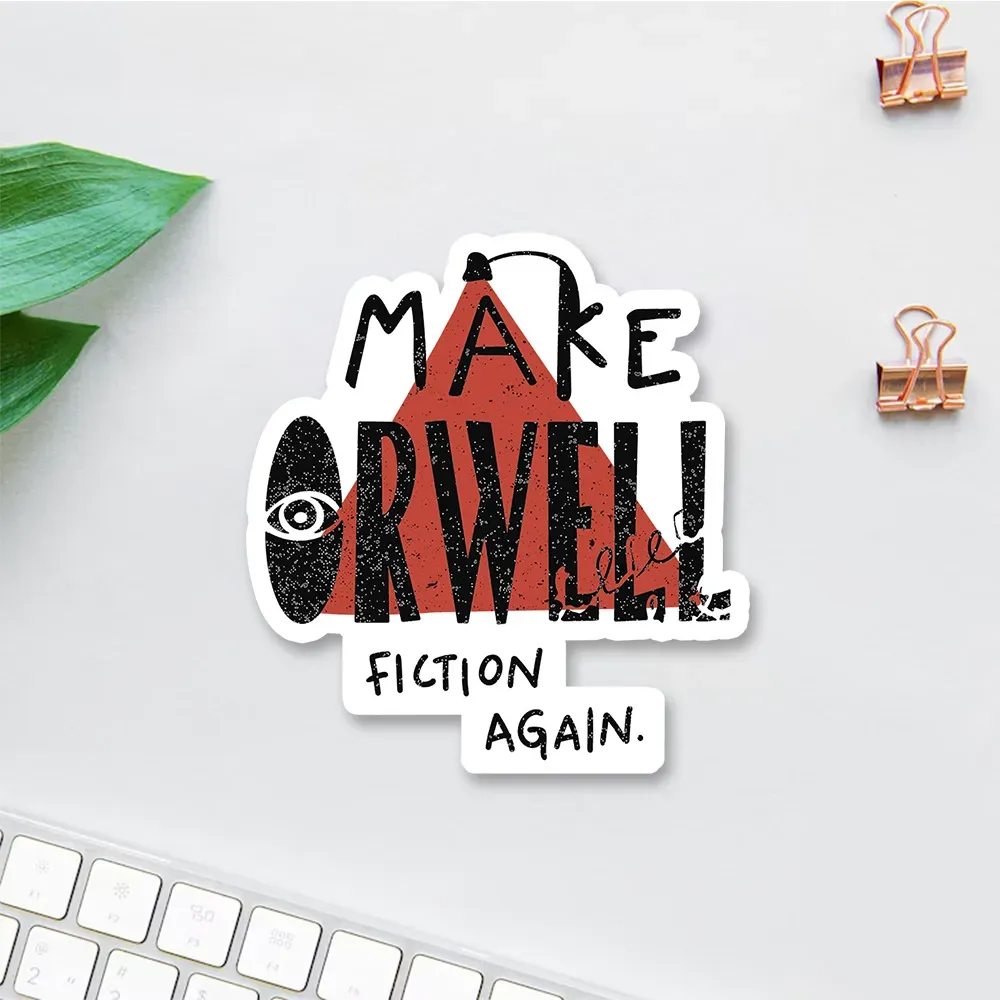 Pagewings Make Orwell Fiction Again Sticker