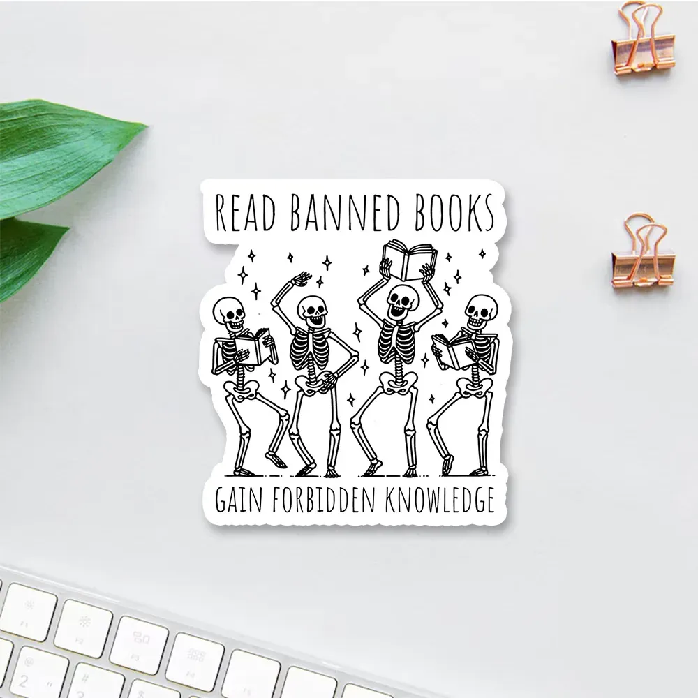 Pagewings Reading Books Tee Book Lover Gift Sticker