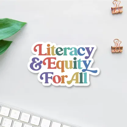 Pagewings Literacy & Equity For All Sticker