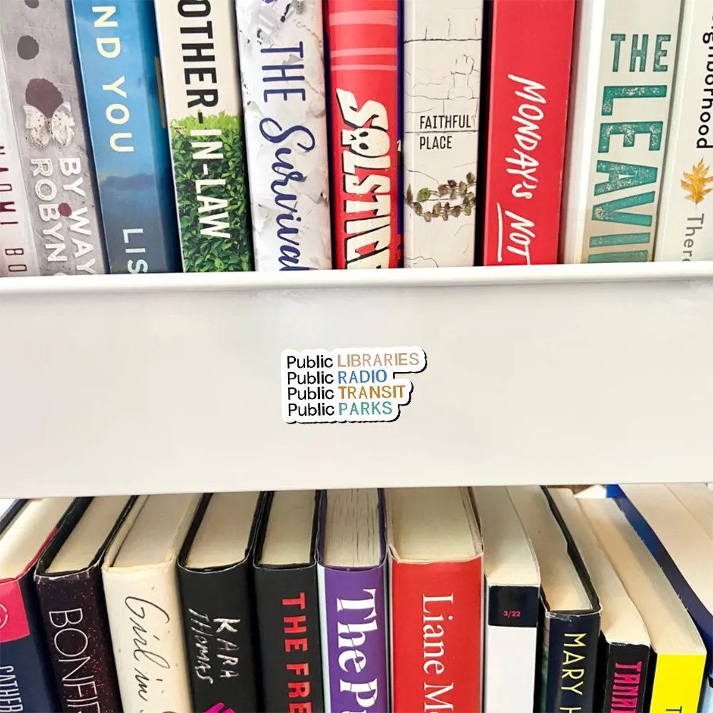 Pagewings Public Libraries Radio Transit Parks Fridge Magnet