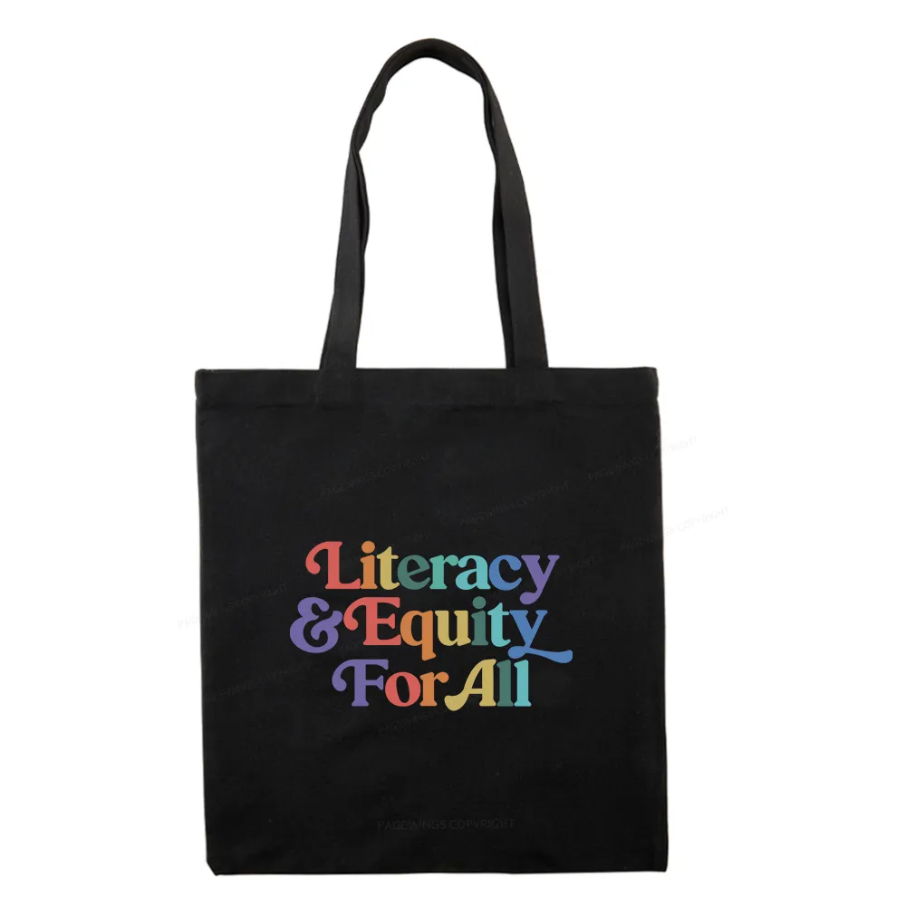 Pagewings Literacy & Equity For All Tote Bag