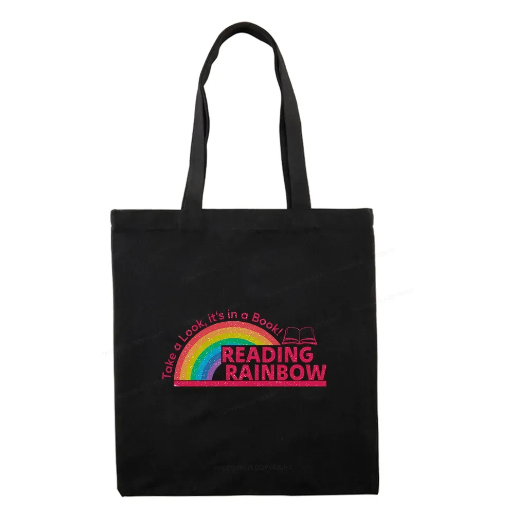 Pagewings Reading Rainbow Tote Bag