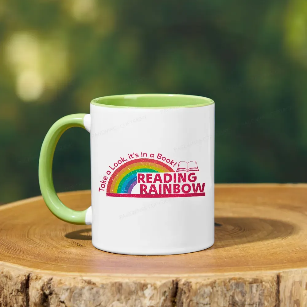 Pagewings Reading Rainbow Mug