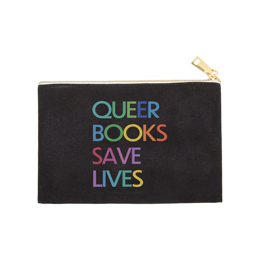 Pagewings Queer Books Save Lives Pouch