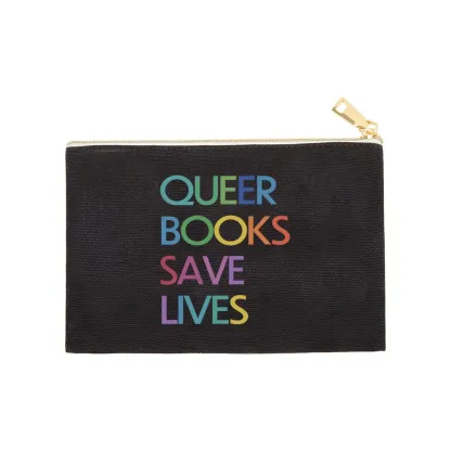 Pagewings Queer Books Save Lives Pouch