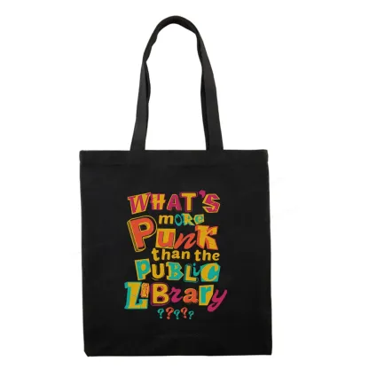 Pagewings What’s More Punk Than The Public Library Tote Bag