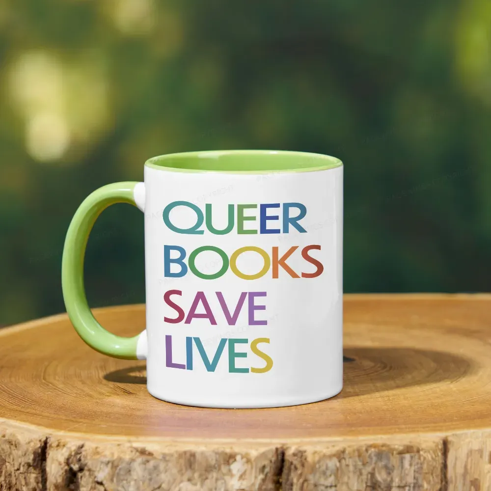 Pagewings Queer Books Save Lives Mug