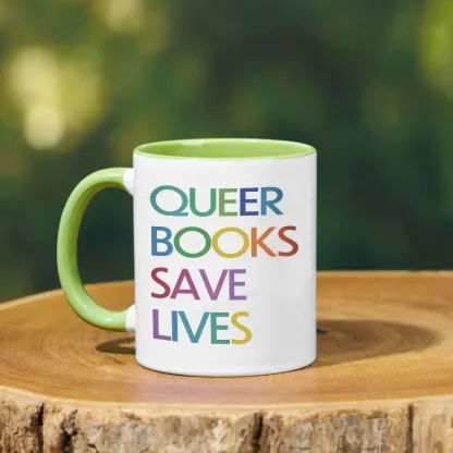 Pagewings Queer Books Save Lives Mug