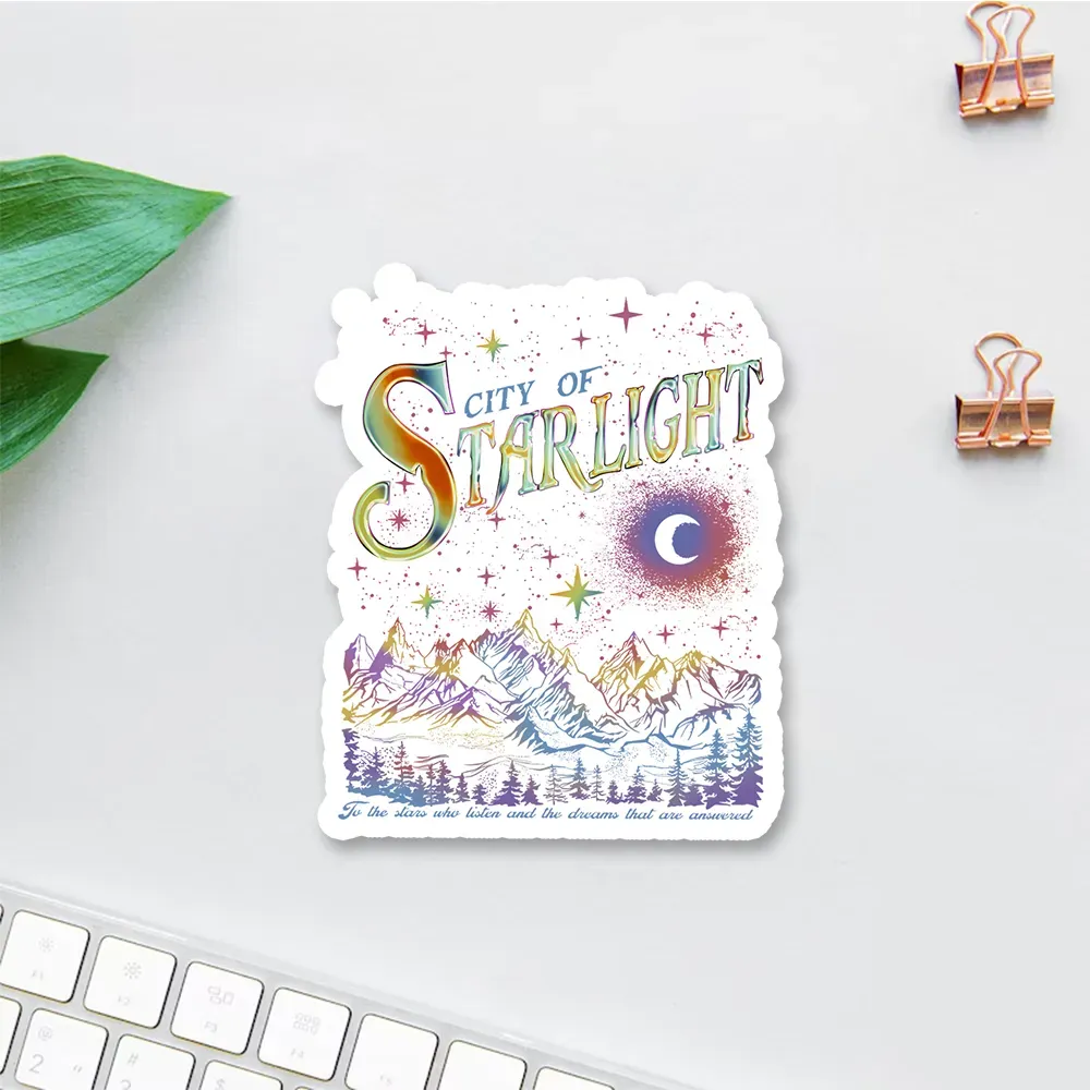 Pagewings Velaris City Of Starlight ACOTAR Two-Sided Sticker