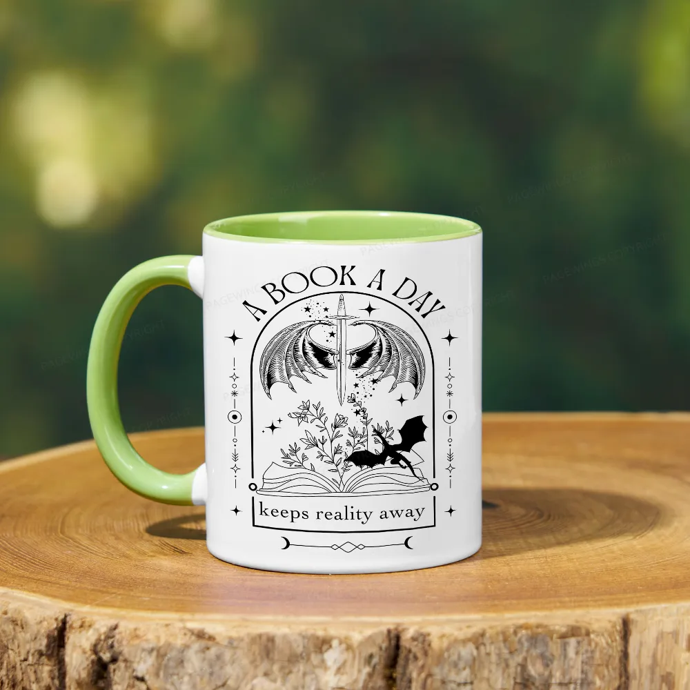 Pagewings A Book a Day Dragon Mug