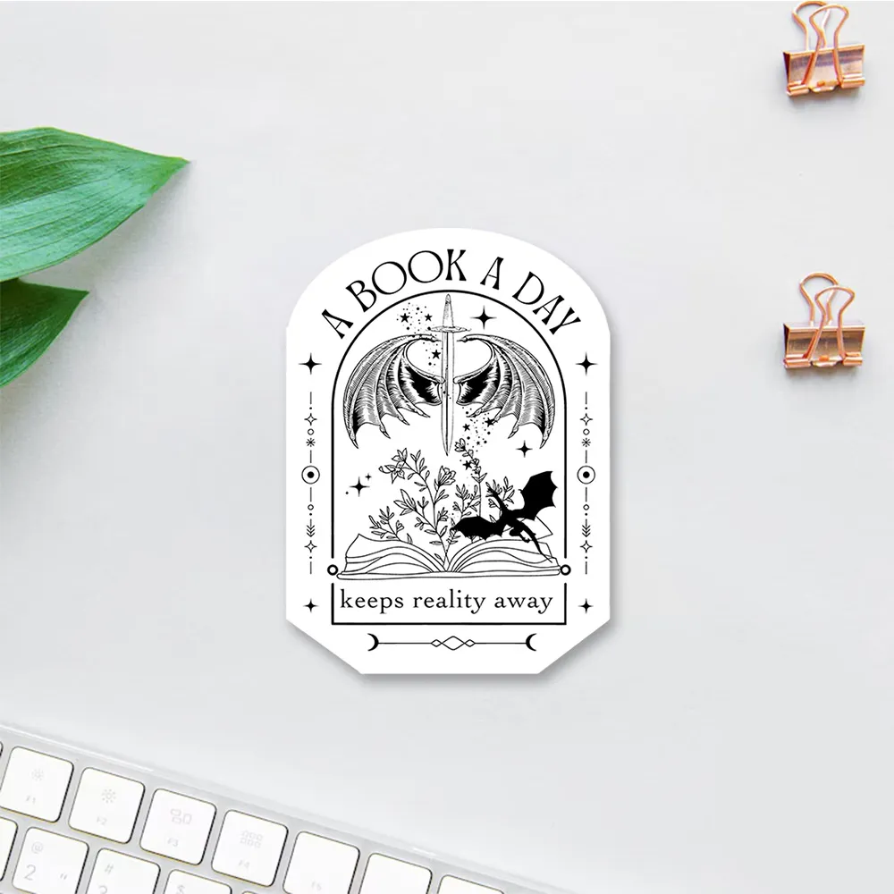 Pagewings A Book a Day Dragon Sticker