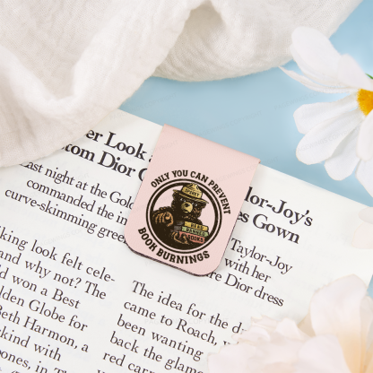 Pagewings Only You Can Prevent Book Burnings Feathers Quotes Magnetic Bookmark