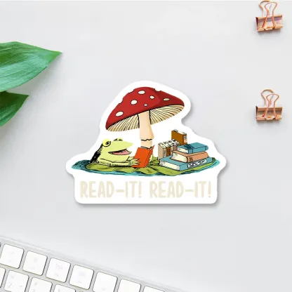 Pagewings Mushroom Read it Book Sticker