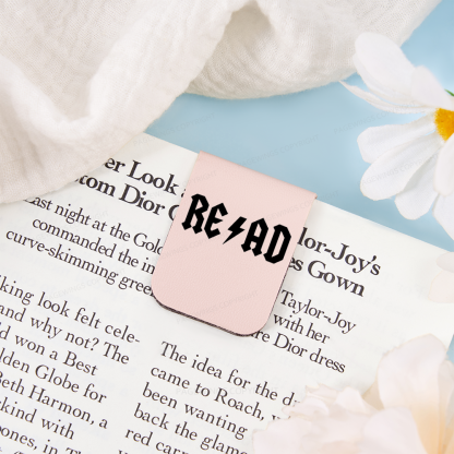 Pagewings Read Back In The Library "rock And Roll Feathers Quotes Magnetic Bookmark