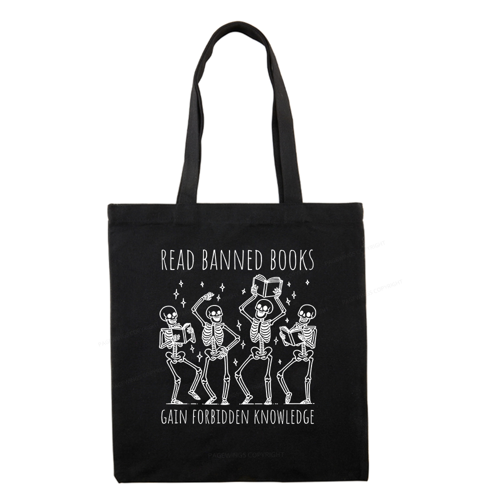 Pagewings Reading Books Tee Book Lover Gift Tote Bag