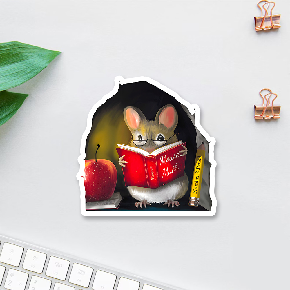 Pagewings Mouse Math Sticker