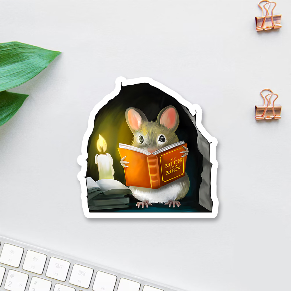 Pagewings Of Mice And Men Sticker