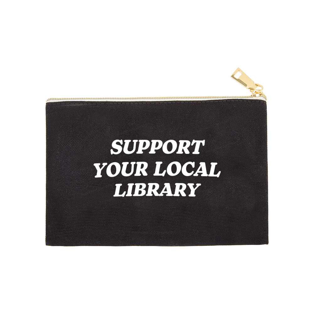 Pagewings Support Your Local Library Pouch