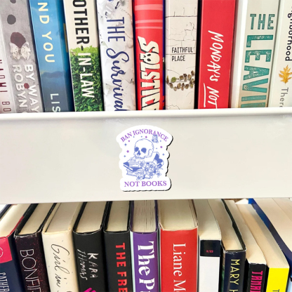 Pagewings Ban Lgnorance Not Books Fridge Magnet