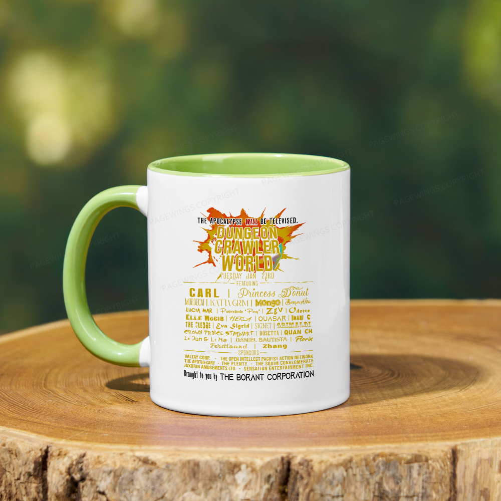 Pagewings Dungeon Crawler World Tour Mug