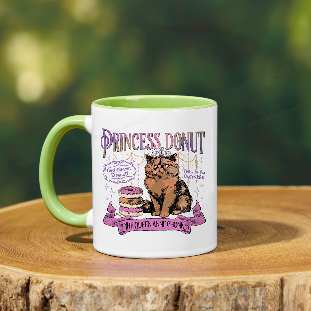 Pagewings Princess Donut Mug