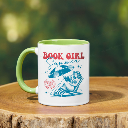 Pagewings Book Girl Summer Mug