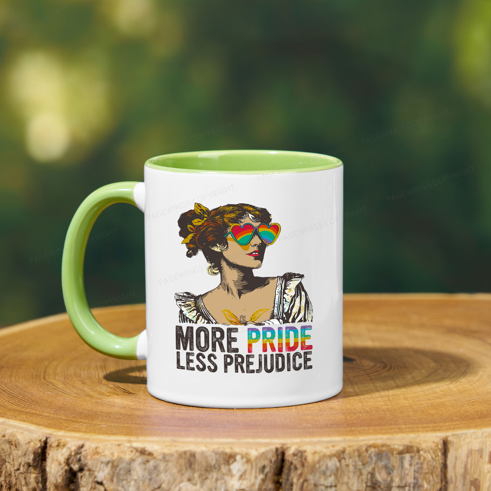Pagewings More Pride Less Prejudice Mug
