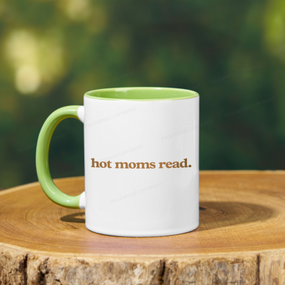 Pagewings Hot Moms Read Mug