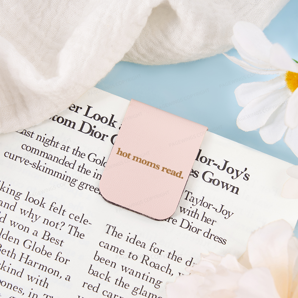 Pagewings Hot Moms Read Magnetic Bookmark
