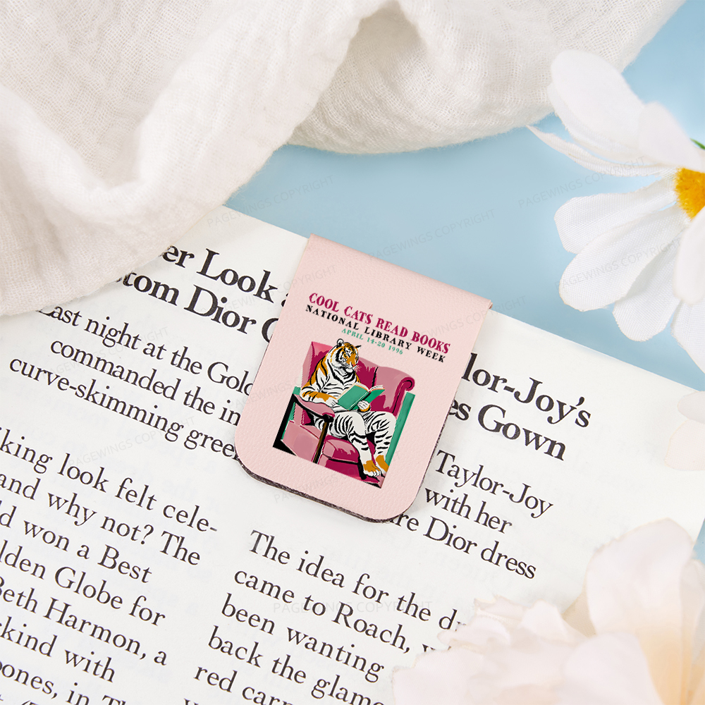 Pagewings Library Week Poster 1996 Magnetic Bookmark