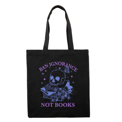 Pagewings Ban Lgnorance Not Books Tote Bag