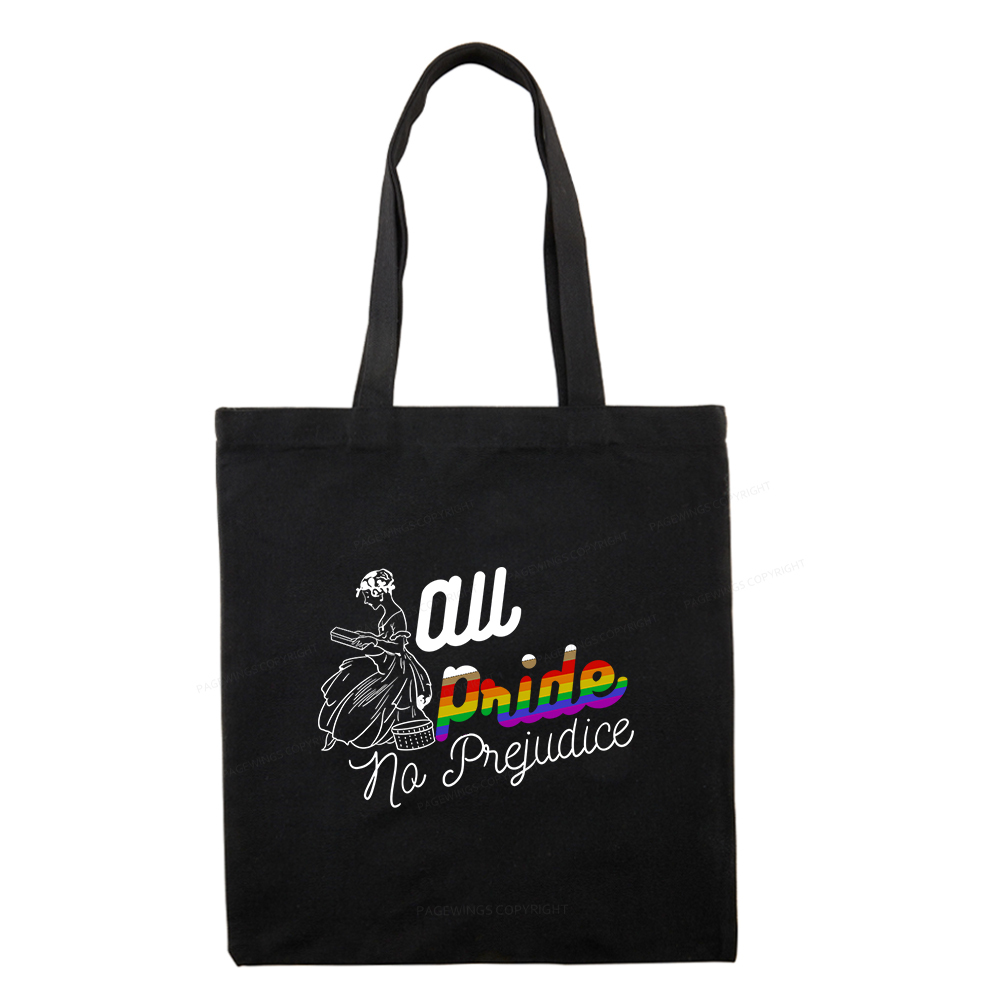 Pagewings All Pride No Prejudice Tote Bag