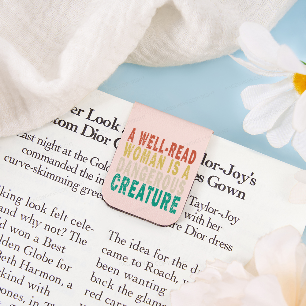 Pagewings A Well-Read Woman Is A Dangerous Creature Magnetic Bookmark