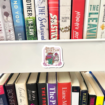 Pagewings Belle's Book Club Fridge Magnet