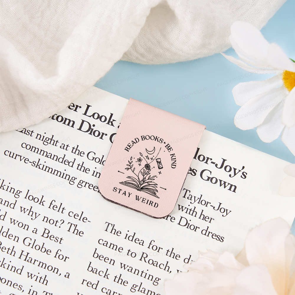 Pagewings Read Books Be Kind Stay Weird Magnetic Bookmark