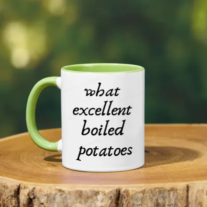 Pagewings What Excellent Boiled Potatoes Mug