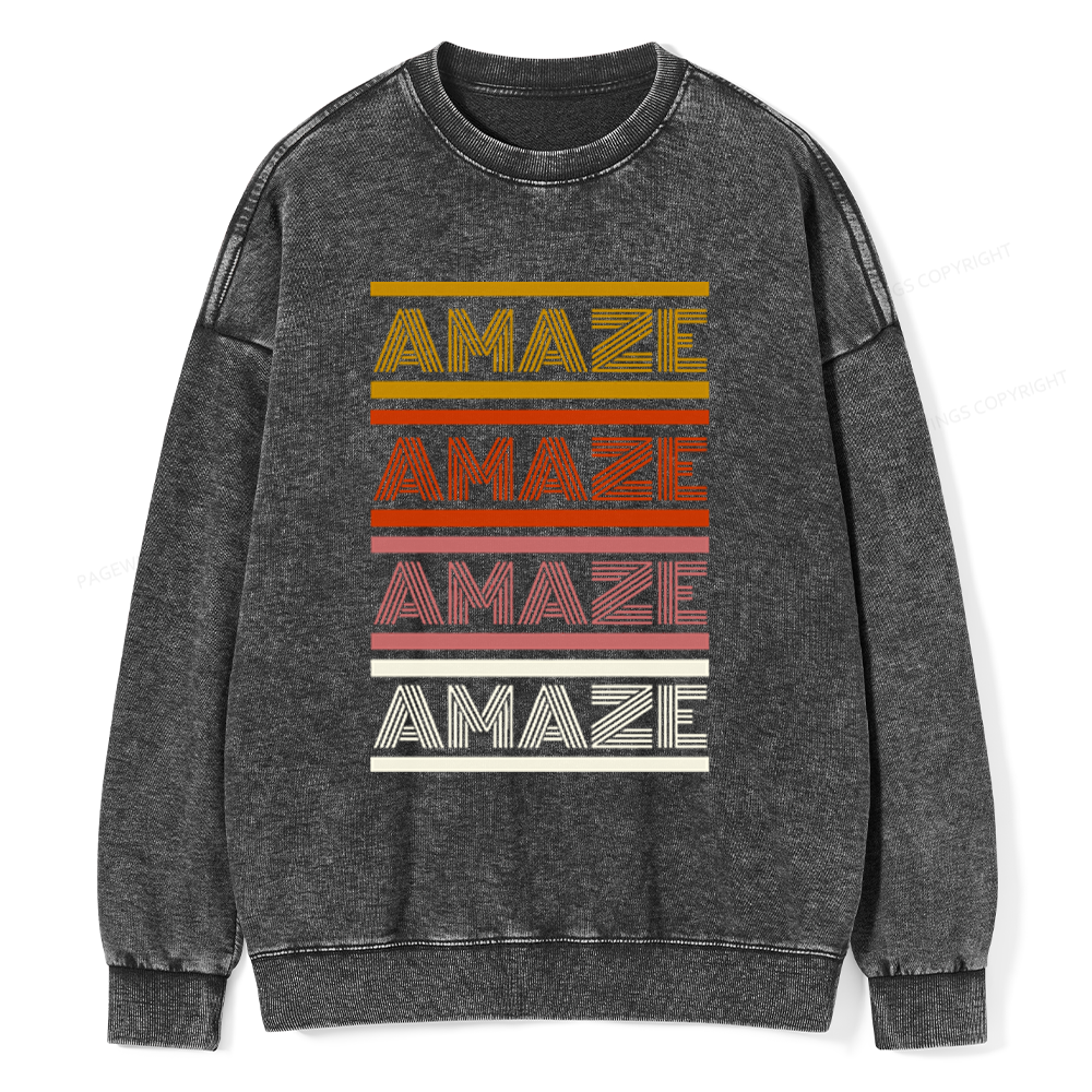 Pagewings Science Fiction Lover Unisex Washed Sweatshirt