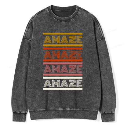 Pagewings Science Fiction Lover Unisex Washed Sweatshirt