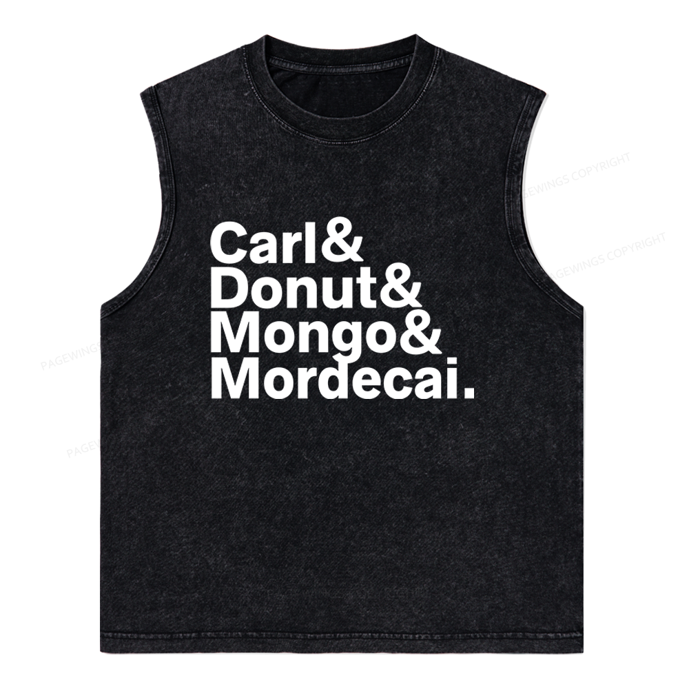 Pagewings Sci-Fi Book Lovers Unisex Washed Tank Top