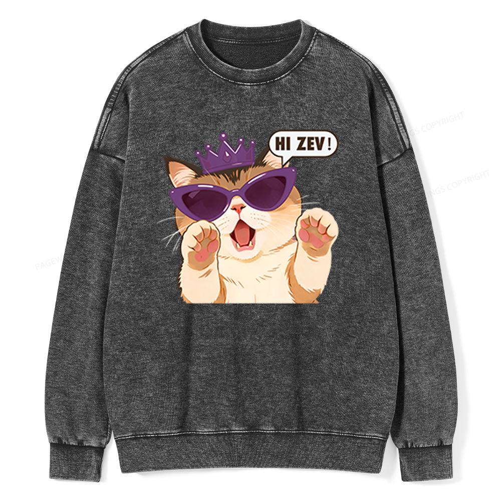 Pagewings Sci-Fi Book Lover Unisex Washed Sweatshirt