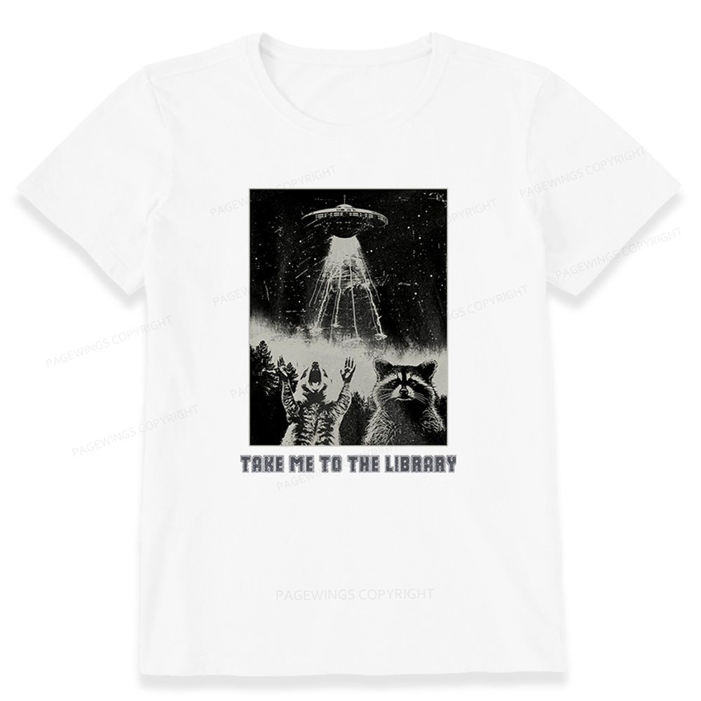 Pagewings Take Me To The Library Unisex Classic T-shirt