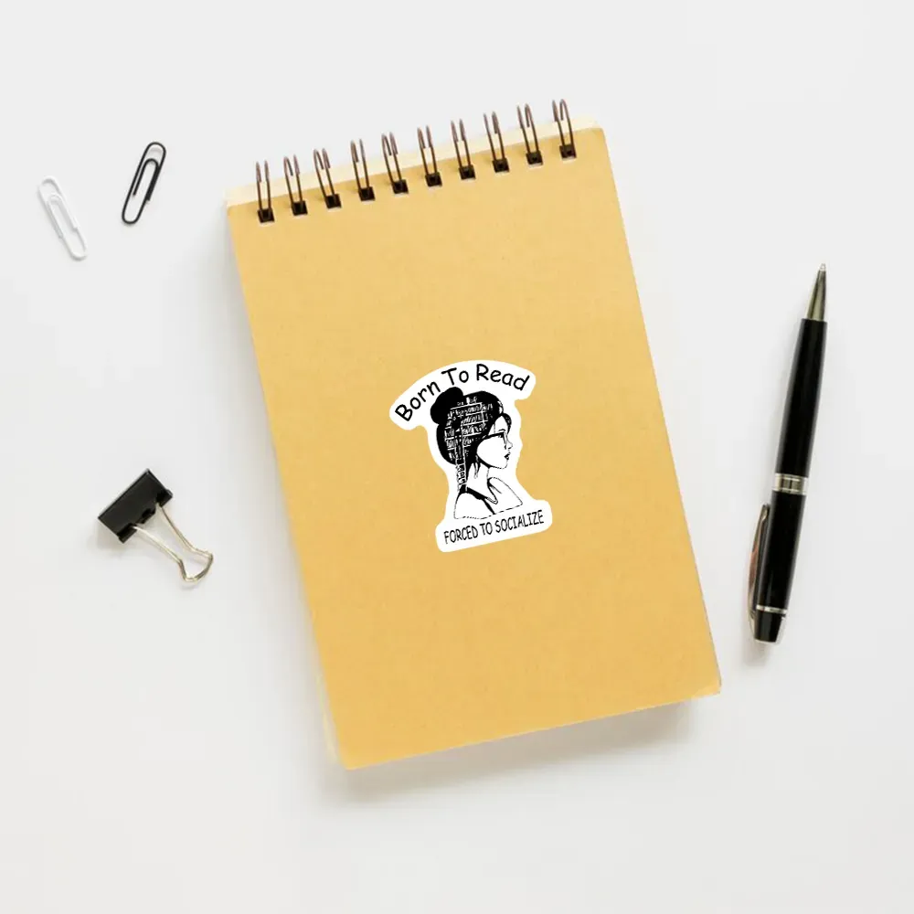 Pagewings Born To Read Sticker