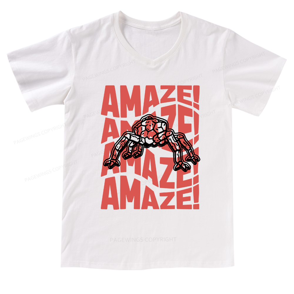 Pagewings Space V-neck T-shirt