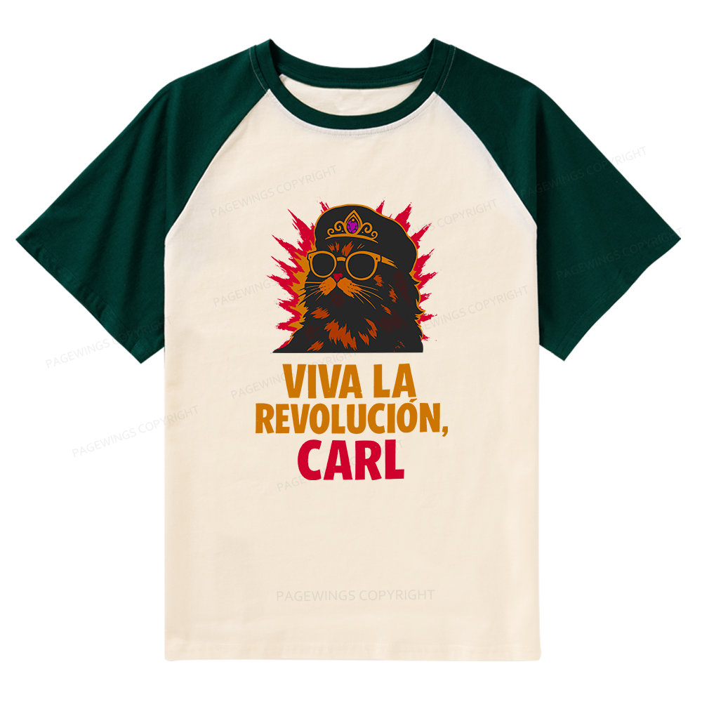 Pagewings Viva La Revolucion Raglan T-shirt