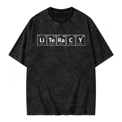 Pagewings Literacy Unisex Washed T-shirt
