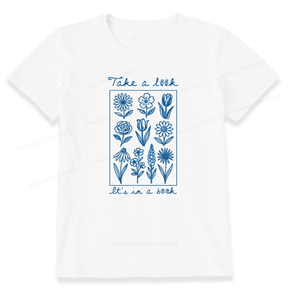Pagewings Take A Look It’s In A Book Unisex Classic T-shirt
