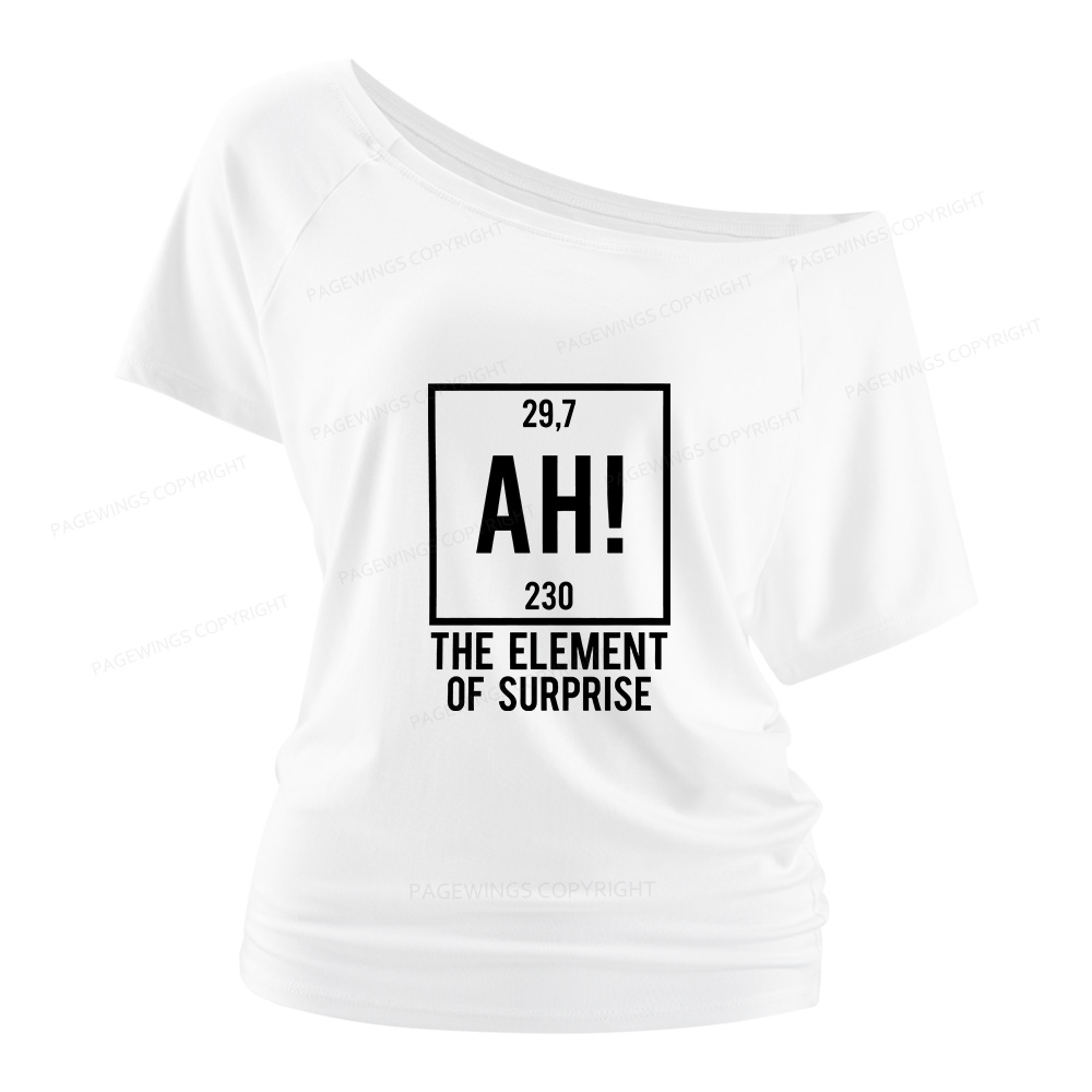 Pagewings Element Of Surprise Women Off Shoulder T-shirts