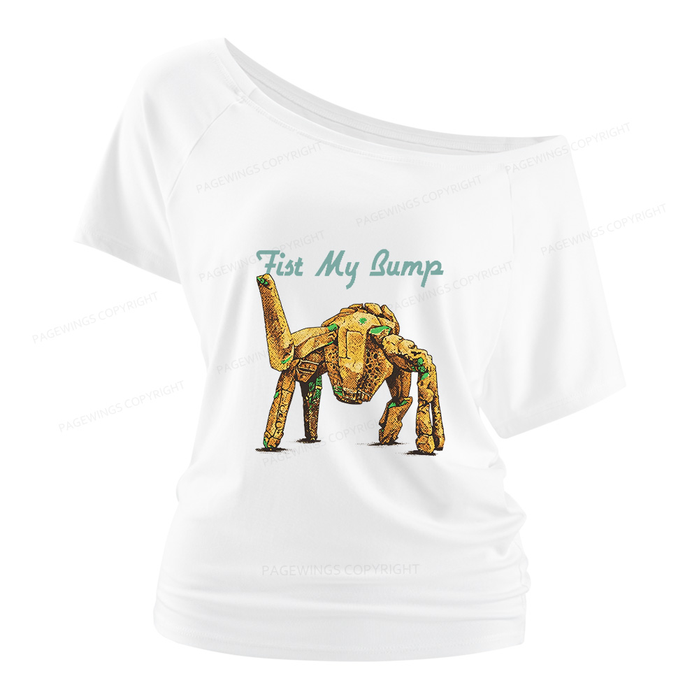 Pagewings Read Sci-Fi Women Off Shoulder T-shirts